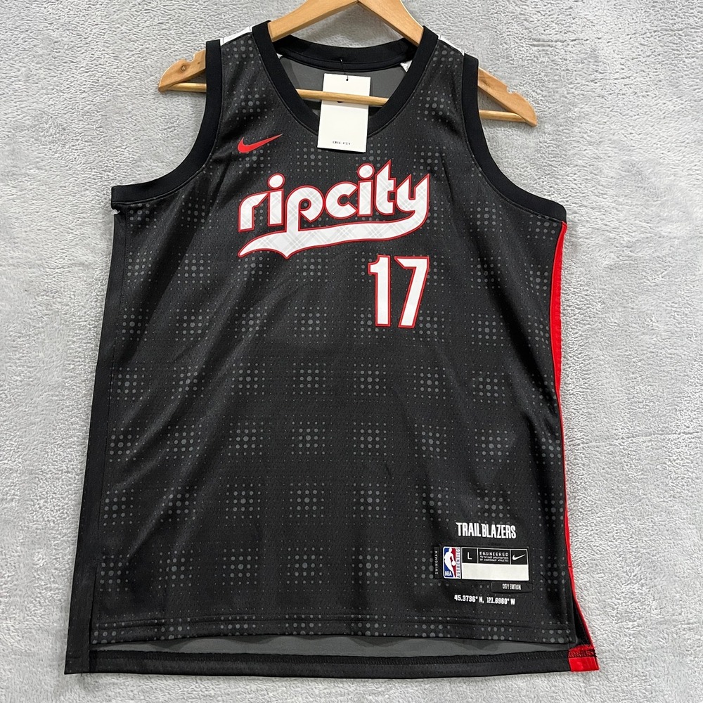 Shaedon Sharpe Portland Trail Blazers Jersey Youth Large‎ 14/16 24/25 Swingman